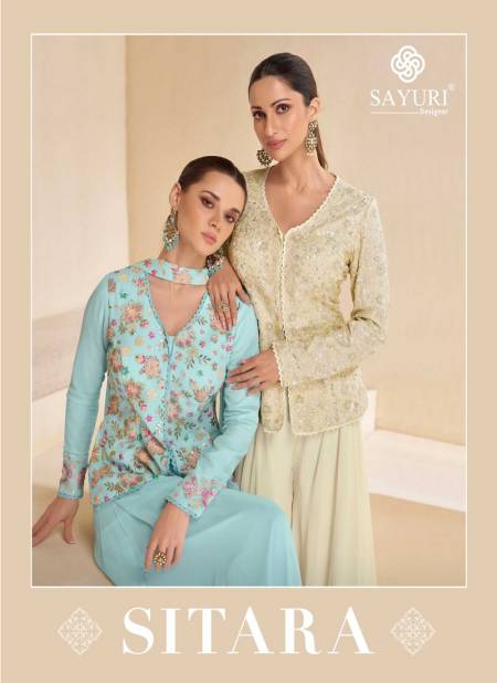 Sitara By Sayuri Designer Georgette Readymade Suits Wholesalers In Delhi